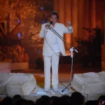 Roberto Carlos durante show