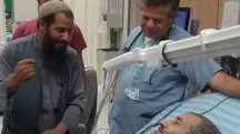 Qaid Farhan Alkadi refém resgatado pelas FDI