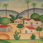 A obra Paisagem 1925, de Tarsila do Amaral, antes avaliada em R$ 16 milhões, agora é negociada em R$ 60 milhões | Foto: Divulgação/Filipe Berndt
