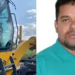 Segundo testemunhas, vereador trabalhava em máquina de terraplanagem quando foi baleado