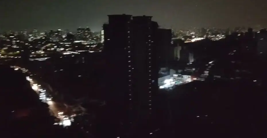apagão em São Paulo, cidade no escuro