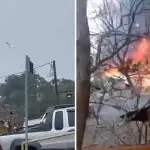 Vídeo mostra queda de avião em Vinhedo (SP) | Foto: Reprodução/X/Twitter