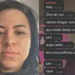 Rosana Xavier relatou que havia poltrona quebrada no avião da Voepass | Foto: Reprodução/X/Twitter