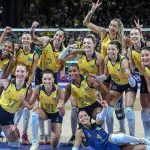 A equipe brasileira de vôlei de quadra feminino