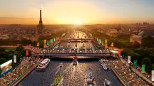 A prova masculina do triatlo dos Jogos Olímpicos de Paris 2024 foi adiada em razão do excesso de poluição da água do Rio Sena | Ville de Paris/via Fotos Publicas