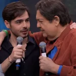 Foto do filho de Faustão e Faustão