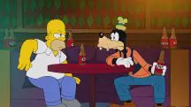 Foto de Homer Simpson e Pateta