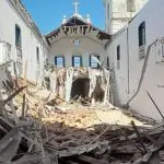 Igreja da Ordem Primeira do Carmo depois de desabamento do telhado | Foto: Divulgação/Igreja da Ordem Primeira do Carmo
