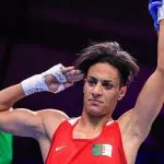 A boxeadora argeliana Imane Khelif | Foto: Reprodução/Twitter/X