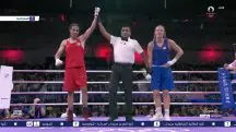 Imane Khelif e Luca Anna Hamori se enfrentaram nas quartas de final | Foto: Reprodução/Twitter/X