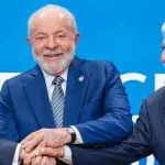 Da esquerda para direita: o chanceler Mauro Vieira, o presidente Lula e o assessor especial Celso Amorim. Itamaraty não define Hamas como grupo terrorista | Foto: Ricardo Stuckert/PR