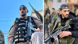 Imagens do terrorista Muhammad Jaber, do grupo Jihad Islãmica | Foto: Reprodução/Redes sociais