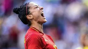 Jennifer Hermoso, atacante da Espanha, criticou futebol brasileiro na Olimpíada | Foto: Reprodução/Instagram