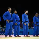 A equipe mista do Brasil na Olimpíada de Paris 2024 | Foto: Reprodução/Twitter/X