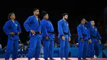A equipe mista do Brasil na Olimpíada de Paris 2024 | Foto: Reprodução/Twitter/X