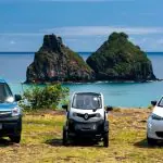 Com Kangoo, Twizy e Zoe, a Renault é a marca com a maior frota de carros elétricos em Fernando de Noronha | Foto: Dilvulgação/Quatro Rodas