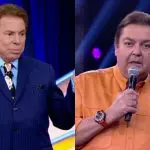Os comunicadores Silvio Santos e Faustão | Foto: Reprodução/Redes sociais
