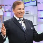 Silvio Santos durante sorteio da Tele Sena