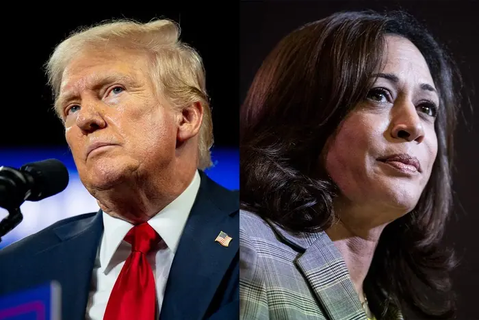 Donald Trump e Kamala Harris