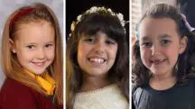 As vítimas Elsie Dot Stancombe, Alice Dasilva Aguiar e Bebe King | Foto: Divulgação/Polícia de Merseyside