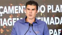 Há três semanas, um avião particular em que ele estava também teve que pousar | Foto: Marco Santos/Governo do Estado do Pará