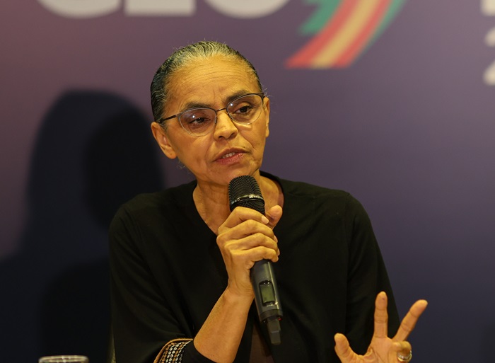 A ministra do Meio Ambiente do governo Lula, Marina Silva