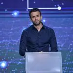 O candidato Pablo Marçal (PRTB) durante o debate eleitoral da TV Bandeirantes