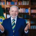 Presidente da República, Luiz Inácio Lula da Silva, durante pronunciamento à Nação, no Palácio da Alvorada