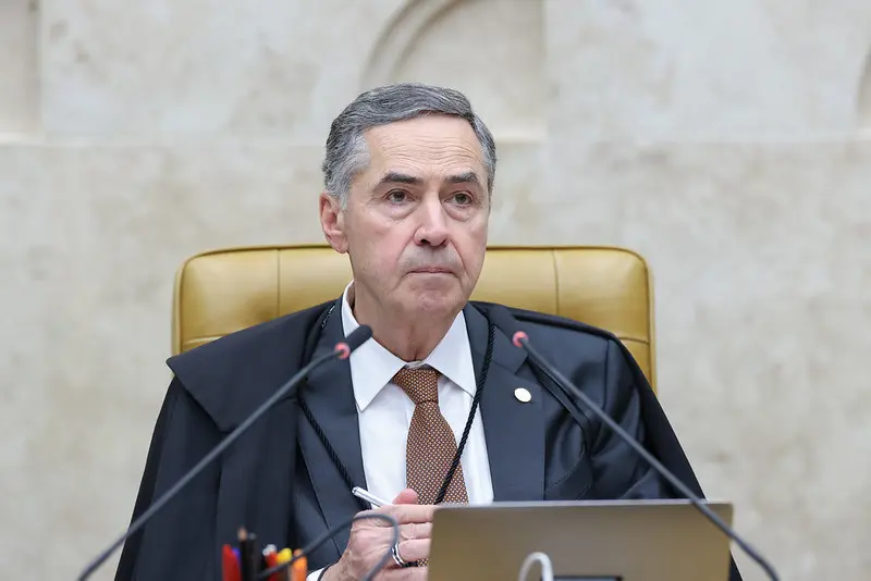 O presidente do STF, Luís Roberto Barroso, voltou atrás de decisão dele próprio faltando poucas horas para visita do Uol | Foto: Antonio Augusto/STF