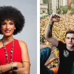 À esquerda, Carol Iara do Psol ; à direita, Lucas Pavanato, do PL