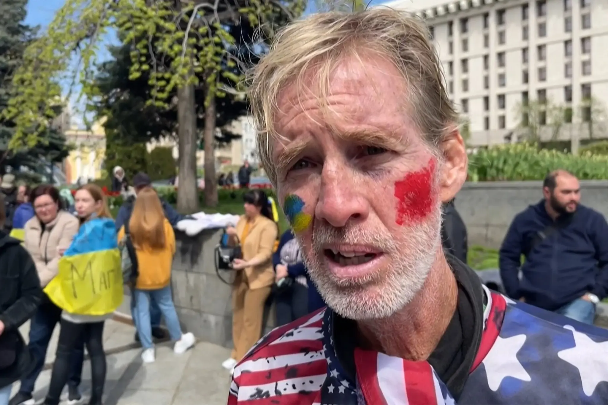 Ryan Routh demonstrou apoio à Ucrânia em sua guerra contra a Rússia | Foto: Reprodução / AFPTV