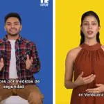 Apresentadores El Pana ("o amigo") e La Chama ("a garota"), criados com inteligência artificial (IA) para burlar repressão da ditadura da Venezuela, de Nicolás Maduro, contra jornalistas