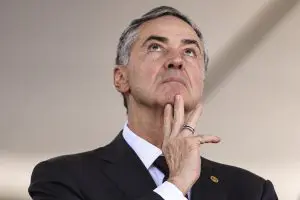 O presidente do STF, Luís Roberto Barroso, durante um evento | Foto: Marcelo Camargo/Agência Brasil