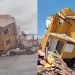 A estrutura externa do imóvel já estava comprometida havia um mês | Foto: Reprodução/Redes sociais