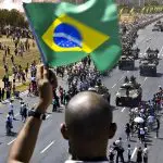 Comemoração de 7 de setembro, dia da independência do Brasil, em 2020