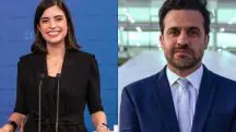À esq., Tabata Amaral; à dir., Pablo Marçal