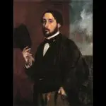 Autorretrato de Edgar Degas, de 1863