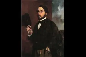 Autorretrato de Edgar Degas, de 1863