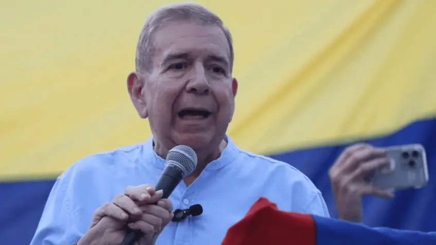 Edmundo Gonzalez, líder da oposição na Venezuela; posse