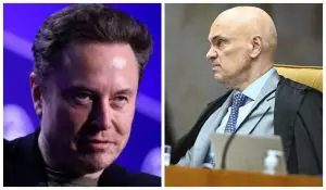 Elon Musk e Alexandre de Moraes