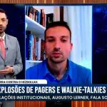 Entrevista de Augusto Lerner ao Jornal da Oeste, em que ele falou sobre a tensão entre Israel e Hezbollah