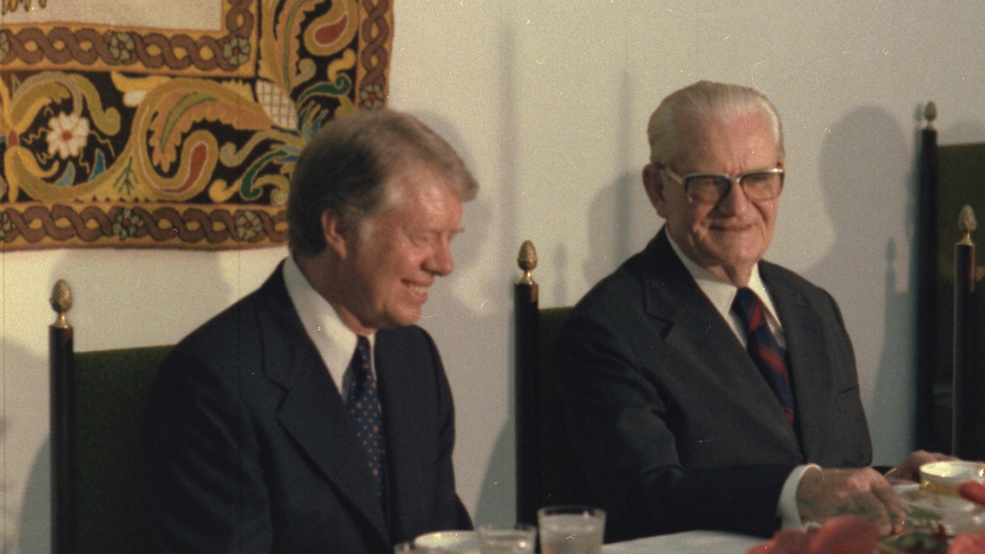 Jantar entre Geisel e Carter | Foto: Domínio público/
National Archives and Records Administration