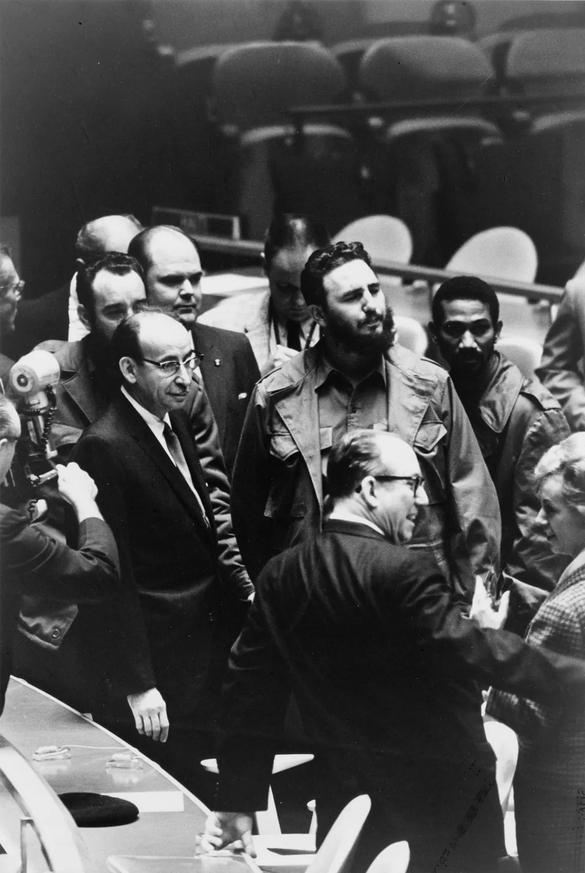 Fidel Castro durante Assembleia da ONU em 1960