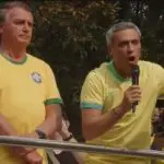Gustavo Gayer discursou ao lado do ex-presidente Jair Bolsonaro | Foto: Divulgação/Revista Oeste