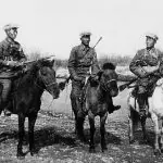 A cavalaria japonesa, em meio à Batalha de Khalkhin Gol | Foto: Reprodução/Wikimedia Commons