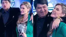 José Luiz Datena e Bruna Drews