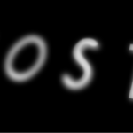 Nome da série Lost em branco com um fundo preto