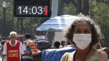 São Paulo recomenda uso de máscara por causa das queimadas