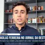Nikolas Ferreira durante entrevista a Oeste