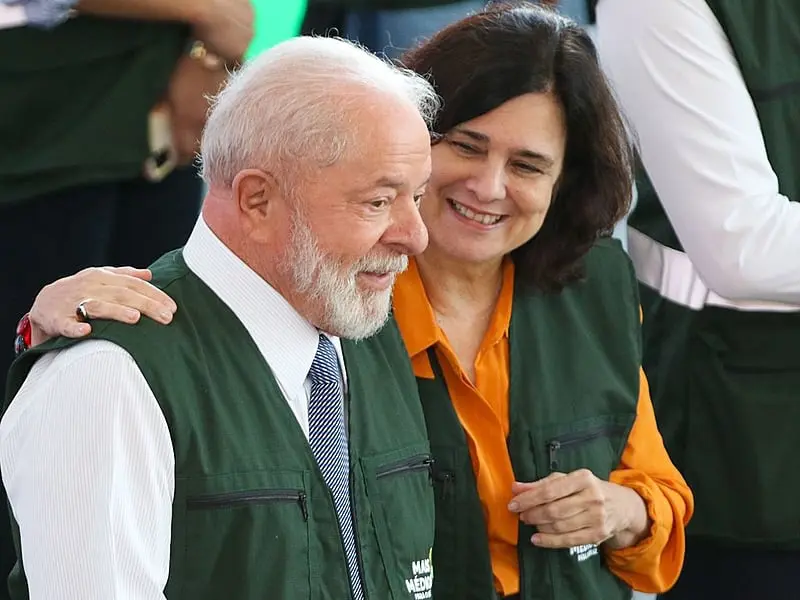 Nísia Trindade e Lula